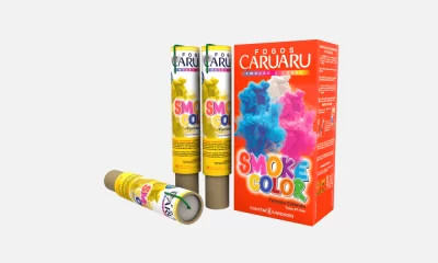 Bastão de Fumaça 37mm Smoke Color